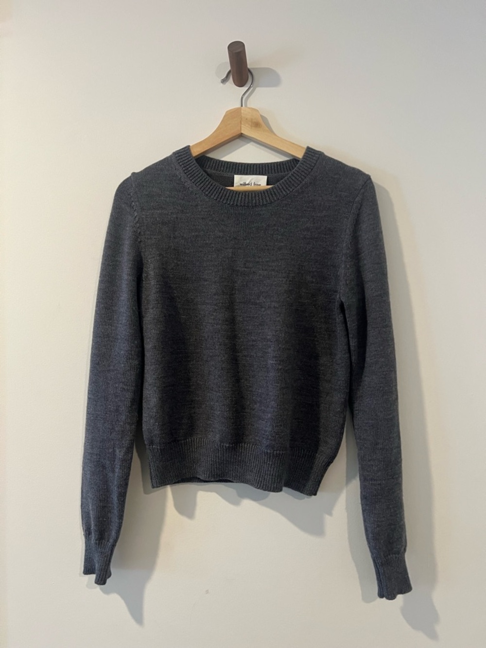 Wilfred free merino wool birch sweater